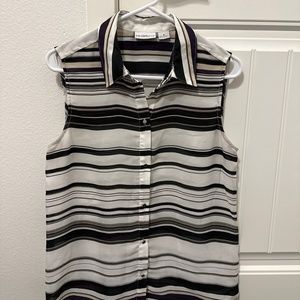 Liz Claiborne Striped Blouse